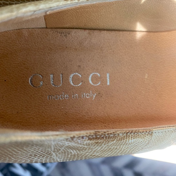 Gucci Leather Upper Former Flats Sz 6.5 - Picture 5 of 8